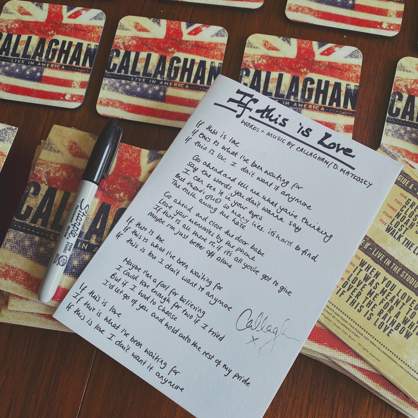 ๐บ๐ธ LIVE IN AMERICA - CD & Lyric Bundle