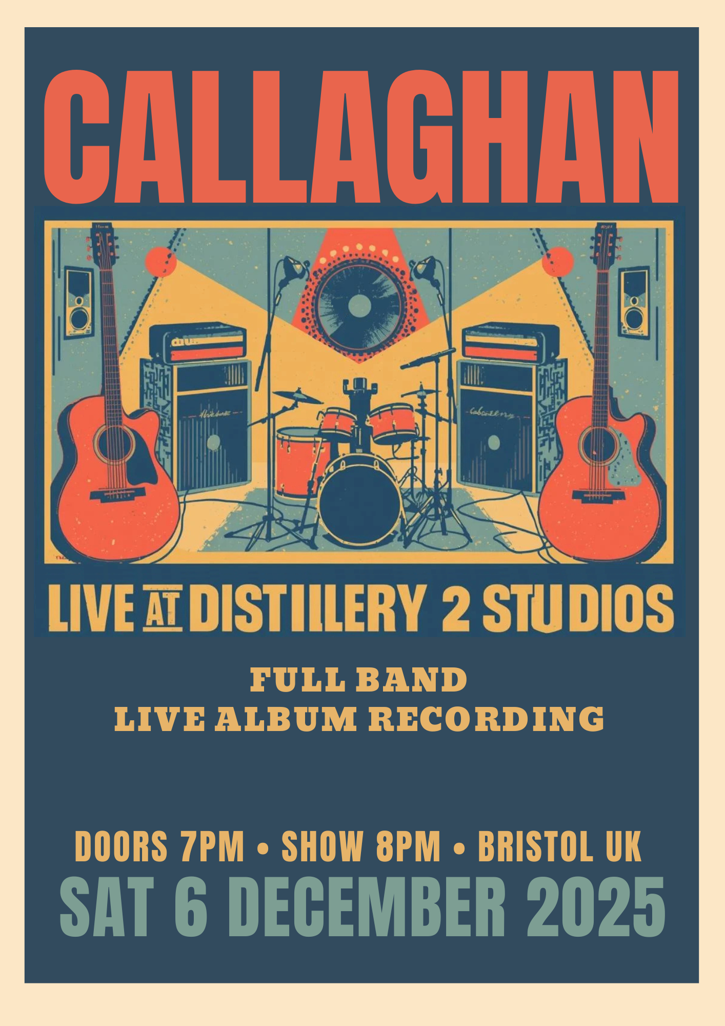 Callaghan live at Distillery II Studios (Supporter Edition - Limited) ⭐️ LOW STOCK ⭐️