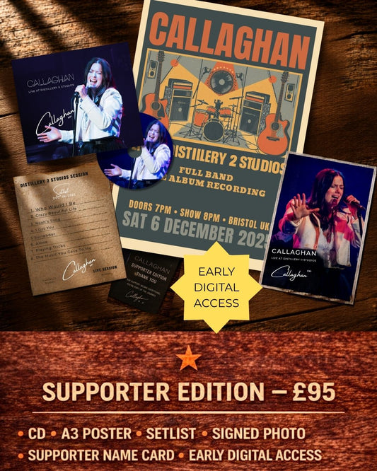 Callaghan live at Distillery II Studios (Supporter Edition - Limited) ⭐️ LOW STOCK ⭐️
